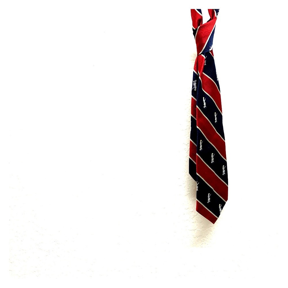Patriotic tie, flag colors, American pride